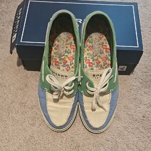 Sperry Multicolor Canvas Boat Shoes